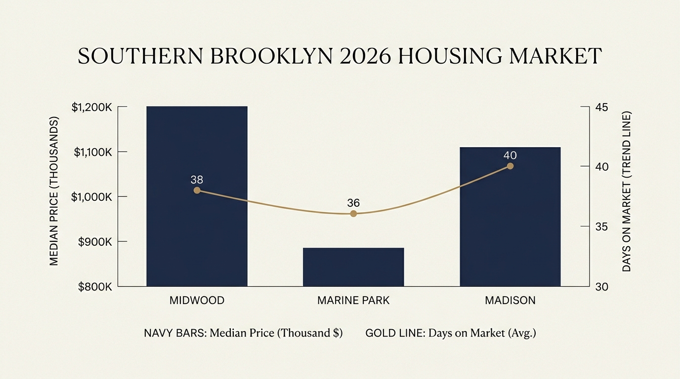 Q2 2026 southern Brooklyn neighborhood market data chart